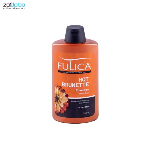 fulica hot brunette شامپو تثبیت رنگ و محافظ موی رنگ شده موهای قهوه ای فولیکا