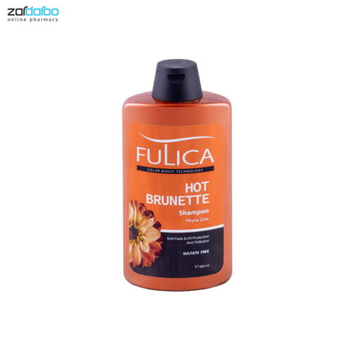 fulica hot brunette شامپو تثبیت رنگ و محافظ موی رنگ شده موهای قهوه ای فولیکا