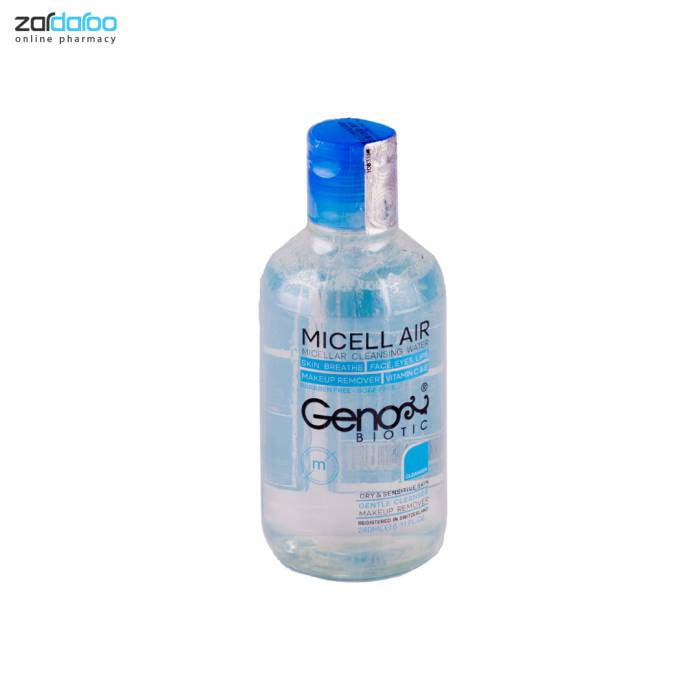 micell air 2 محلول پاک کننده آرایش پوست خشک و حساس ژنوبایوتیک Geno Biotic