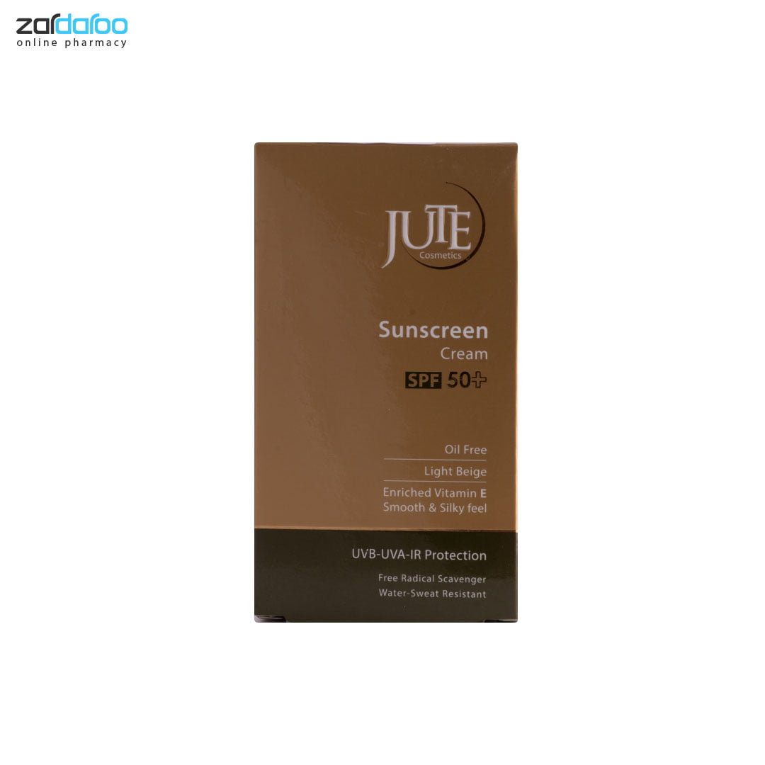 کرم ضد آفتابSPF50 پوست چرب بژ روشن ژوت 4 کرم ضد آفتابSPF50 پوست چرب بژ روشن ژوت