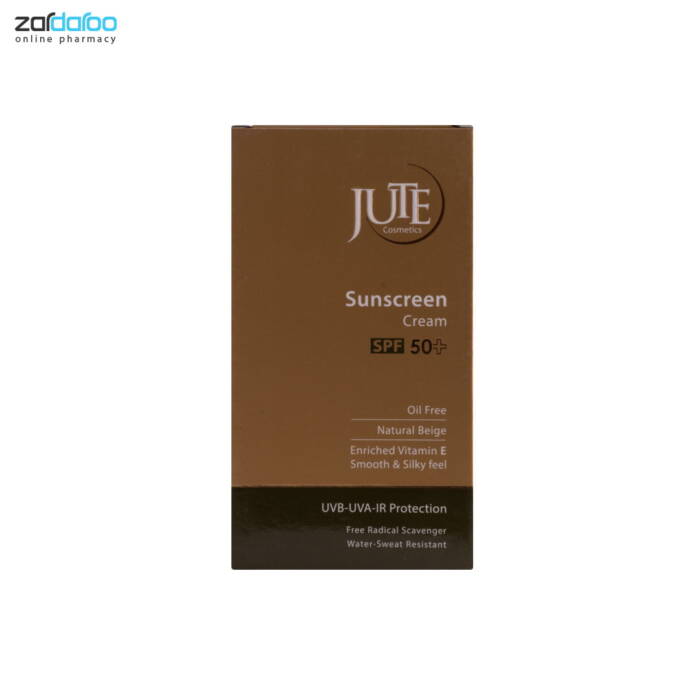 کرم ضد آفتاب SPF50 پوست چرب بژ طبیعی ژوت 5 کرم ضد آفتاب SPF50 پوست چرب بژ طبیعی ژوت