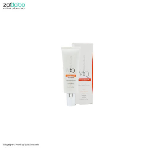 ظظظظظ کرم ضد آفتاب SPF50 پوست نرمال بژ روشن ام کیو MQ