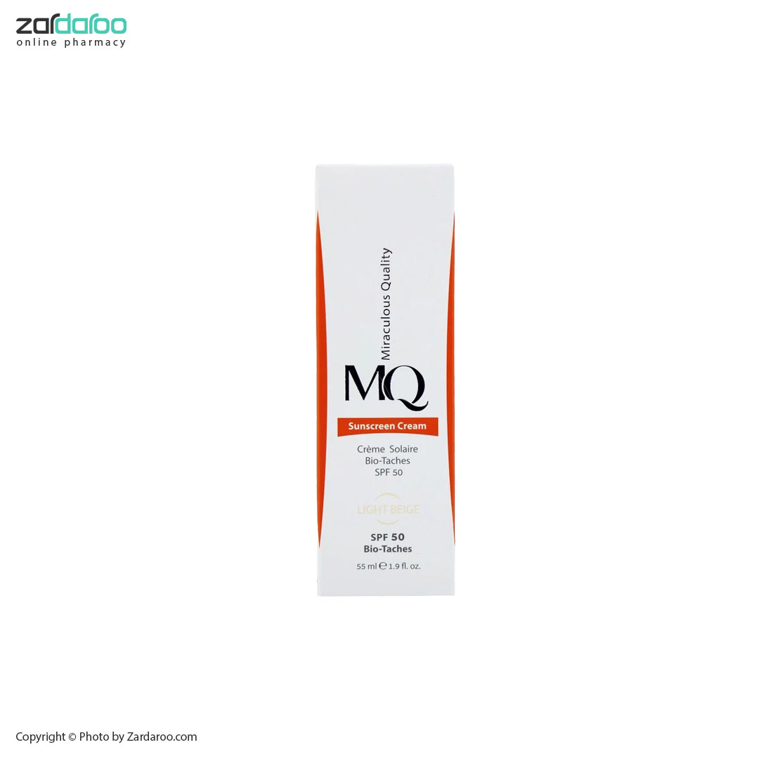 کرم ضد آفتاب SPF50 ضد لک ام کیو MQ 6 کرم ضد آفتاب SPF50 ضد لک ام کیو MQ - Image 2