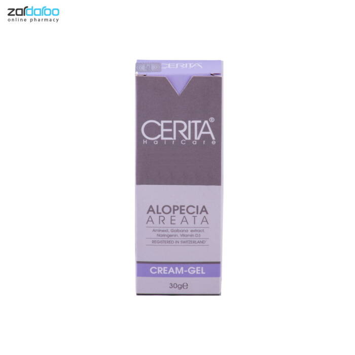 کرم ژل مناسب موهای دارای ریزش سکه ای مو سریتا Cerita 5 سریتا