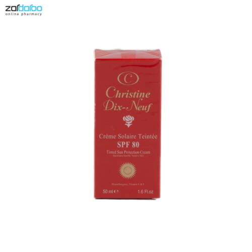 22 کرم ضد آفتاب رنگی SPF80 ضد لک پوست حساس کریستین دیزنف