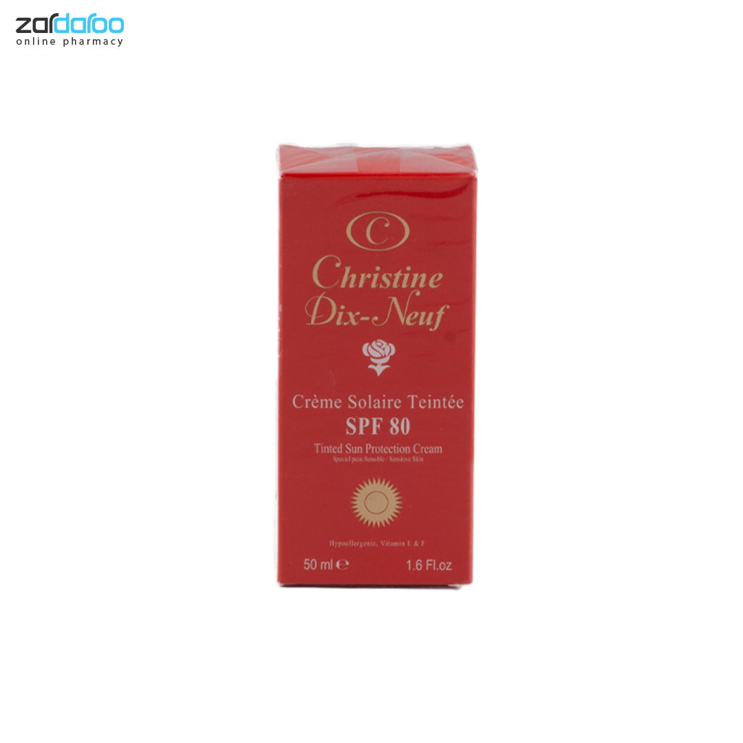 کرم ضد آفتاب رنگی SPF80 ضد لک پوست حساس کریستین دیزنف 4 کرم ضد آفتاب رنگی SPF80 ضد لک پوست حساس کریستین دیزنف