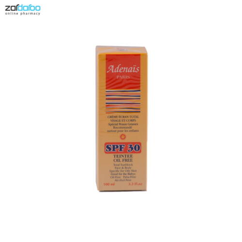 21 کرم ضد آفتاب رنگی فاقد چربی SPF30 آدنایس