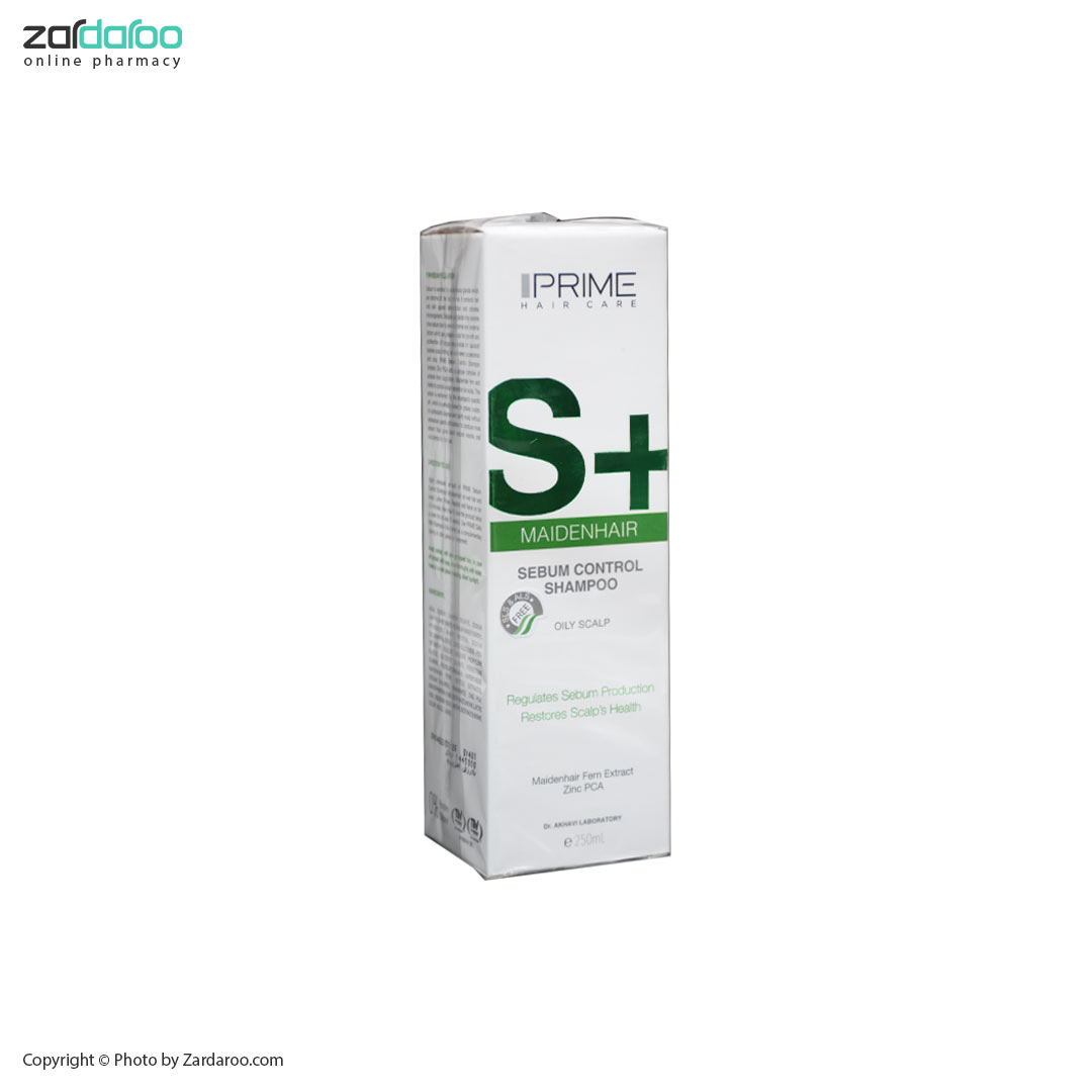 شامپو متعادل کننده چربی +S مناسب پوست چرب پریم Prime 4 شامپو متعادل کننده چربی +S مناسب پوست چرب پریم Prime