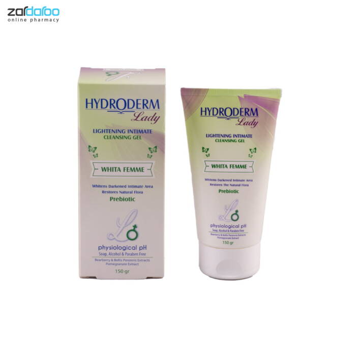 ژل بهداشتی روشن کننده بانوان ویتا فم هیدرودرم Hydroderm