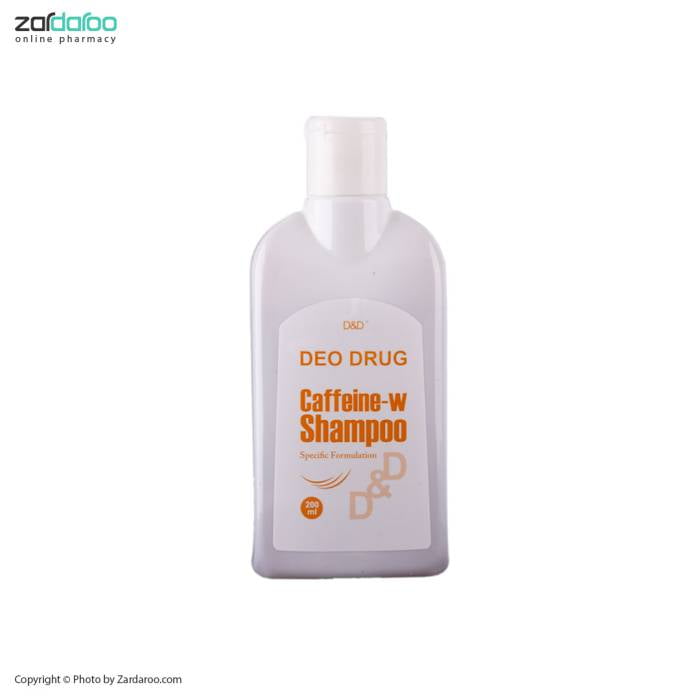 cafee shampo 2 شامپو کافئین ضد ریزش بانوان دئودراگ Deo Drug