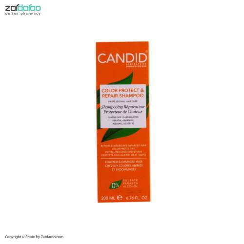 candid 4 شامپو تثبیت رنگ و ترمیم موی رنگ شده و آسیب دیده کاندید Candid