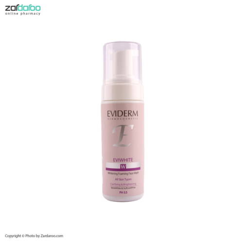 eviderm eviwhite فوم شستشوی روشن کننده صورت اویدرم Eviderm