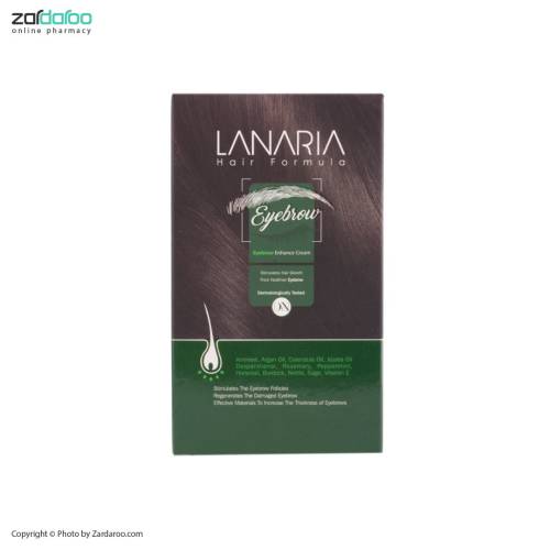 lanaria14 کرم گیاهی تقویت کننده و ضد ریزش ابرو لاناریا