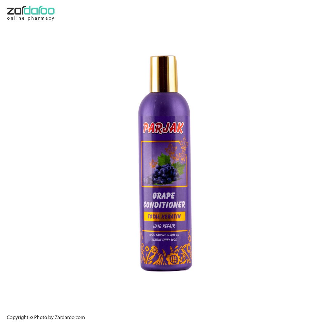parjak-grape-conditioner parjak grape conditioner نرم کننده موی سر روغن هسته انگور و کراتین پرژک