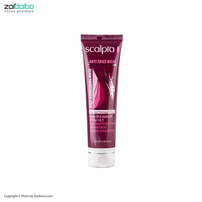 scalpia ماسک ضد وزی موی خشک و آسیب دیده بدون نیاز به آبکشی اسکالپیا Scalpia