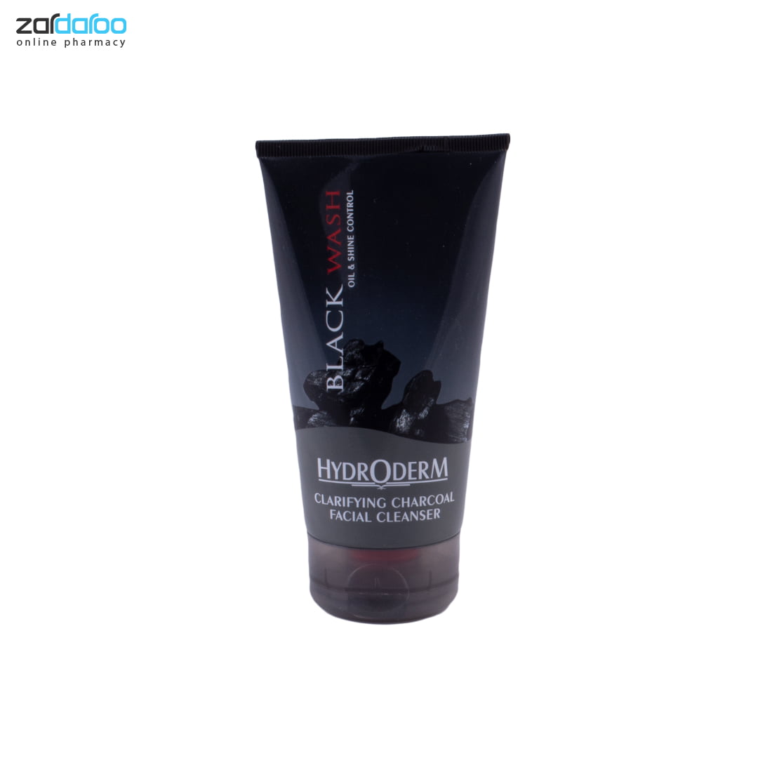 ژل شستشوی صورت حاوی زغال هیدرودرم Hydroderm 4 ژل شستشوی صورت حاوی زغال هیدرودرم Hydroderm