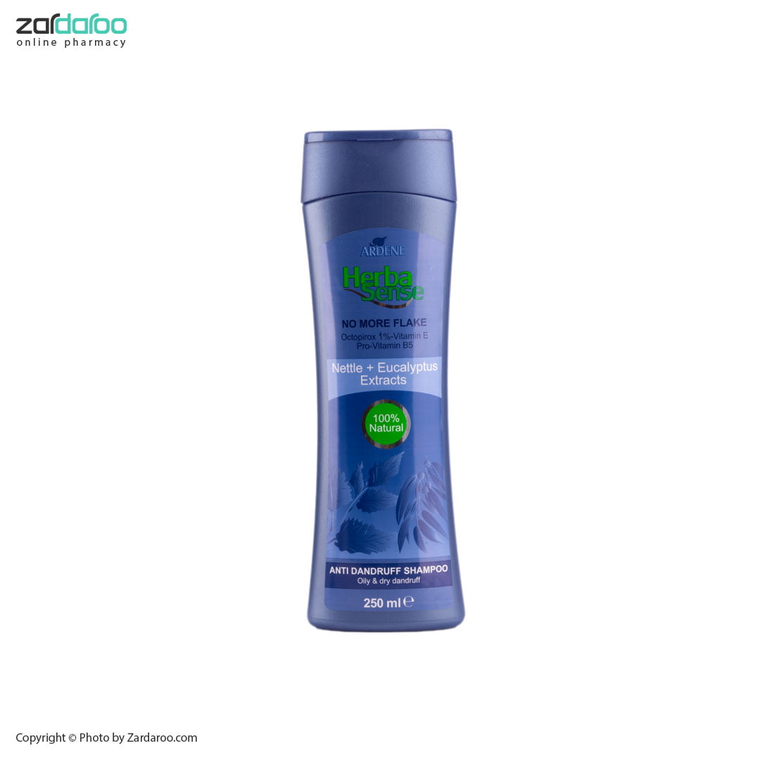 herba شامپو ضد شوره عصاره گزنه و اکالیپتوس انواع مو آردن هرباسنس Arden Herba Sense