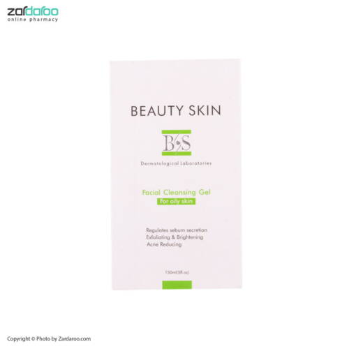 beauty skin2 ژل شستشوی صورت مناسب پوست چرب بیوتی اسکین