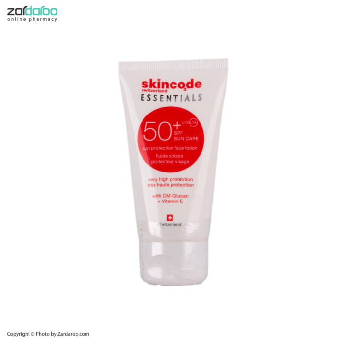 لوسیون ضد آفتاب صورت SPF50 اسکین کد Skine Code - Image 2