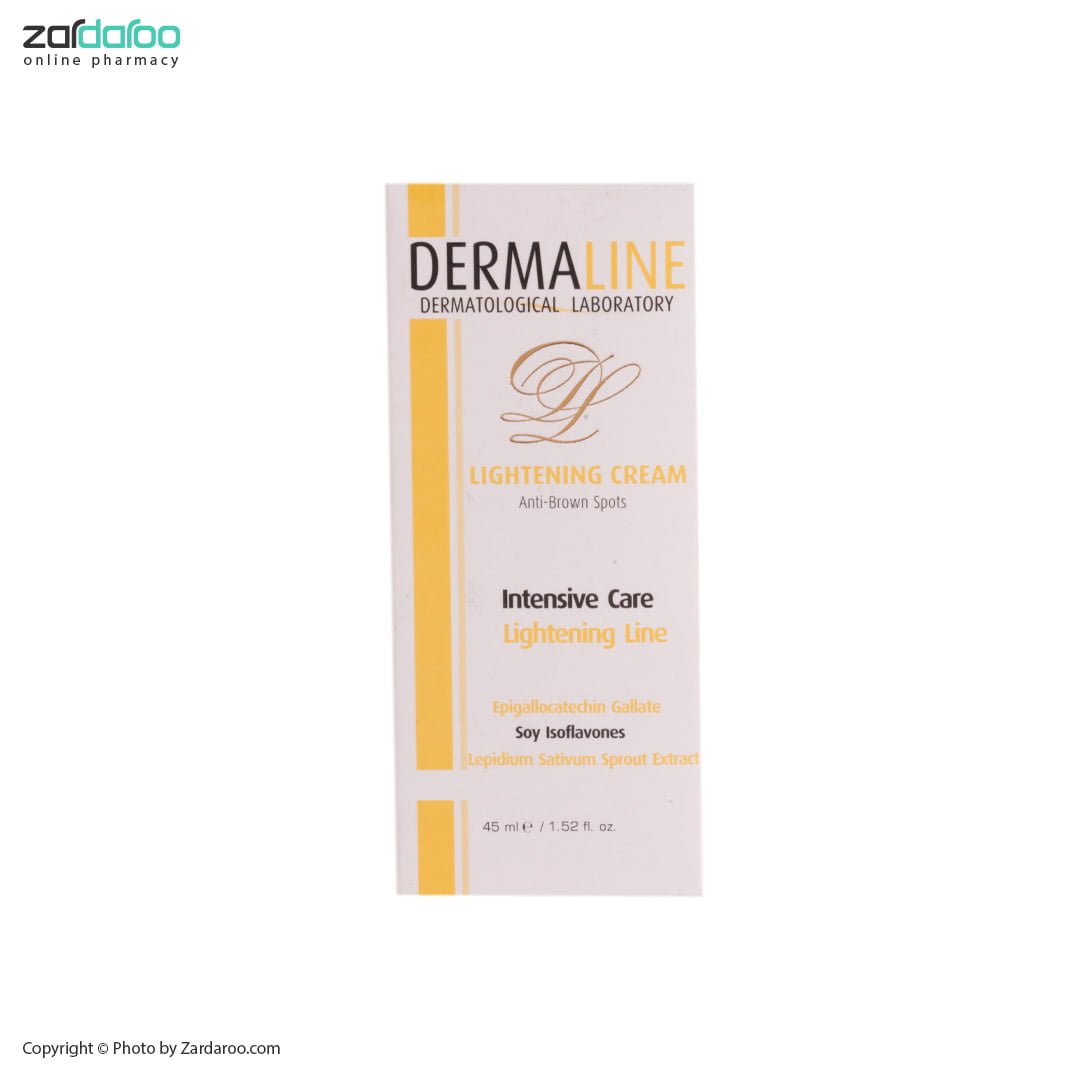 کرم روشن کننده مناسب پوست های دارای لک درمالاین Dermaline 4 کرم روشن کننده مناسب پوست های دارای لک درمالاین Dermaline