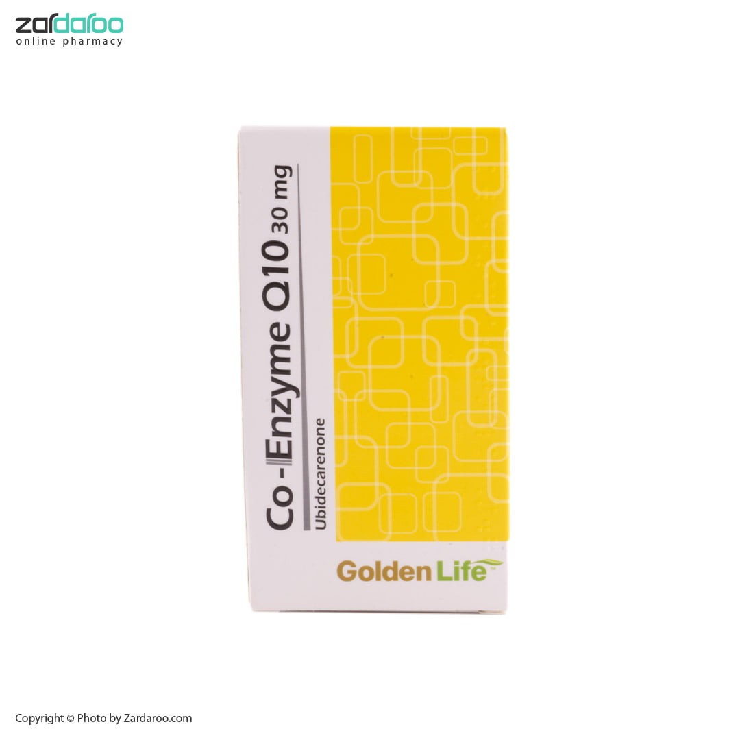 قرص 60 عددی  30 میلی گرم کو آنزیم کیوتن گلدن لایف Golden Life