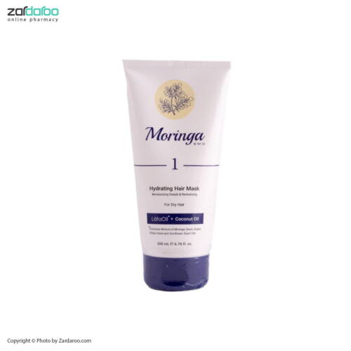 moringa20 ماسک مو آبرسان موهای خشک مورینگا 1
