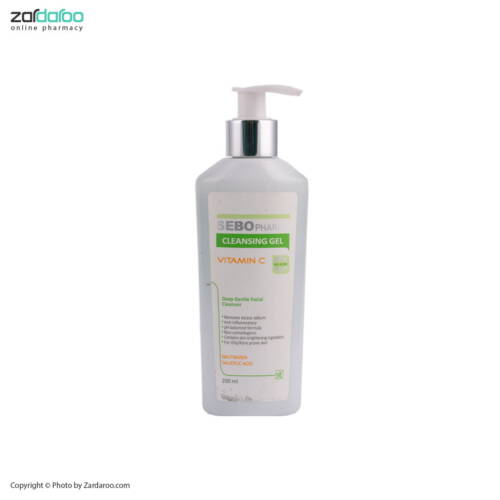 sebo ژل شستشو صورت پوست چرب و مستعد آکنه 200ml سبوفارما مای My Pharma