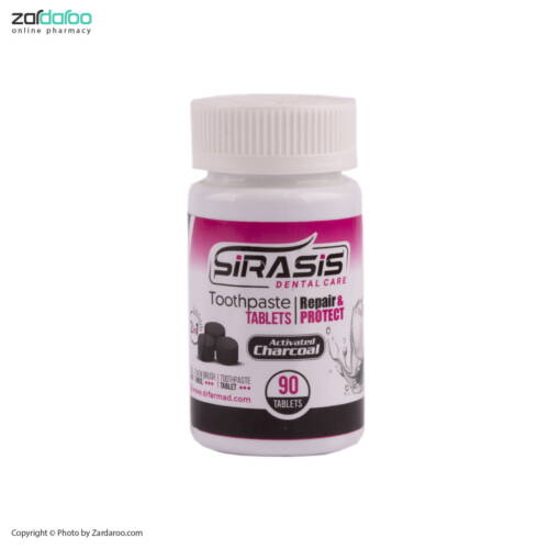 sirasis قرص دندان و دهان شویه زغال فعال سیراسیس