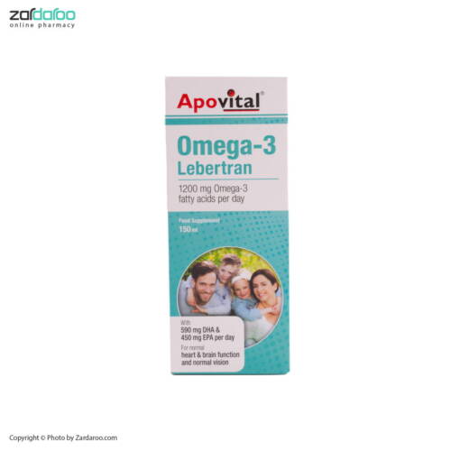 apo vital شربت امگا 3 آپوویتال