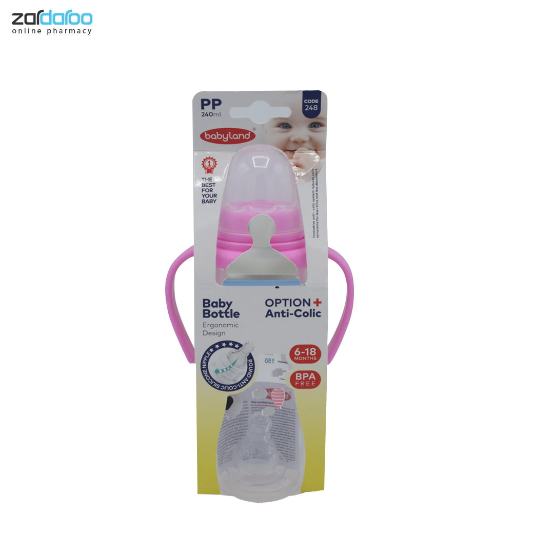 شیشه شیر کودک 240 میلی گرم بی بی لند Baby Land 5 شیشه شیر کودک 240 میلی گرم بی بی لند Baby Land - Image 2