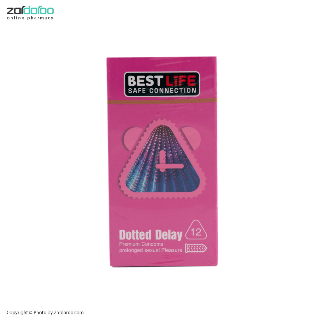 best life کاندوم خاردار تاخیری مدل Dotted Delay بست لایف