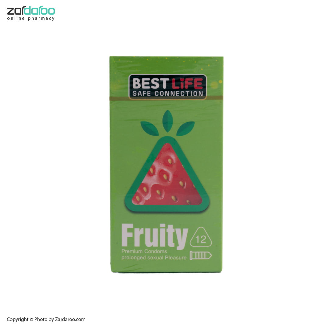 best life4 کاندوم میوه ای مدل Fruity بست لایف