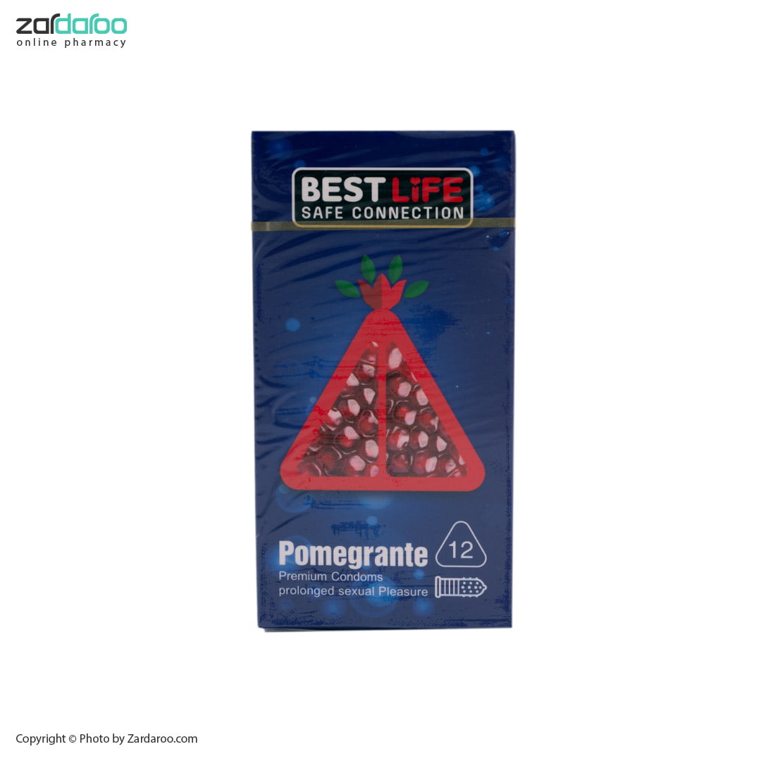 کاندوم انار مدل Pomegrante بست لایف 4 کاندوم انار مدل Pomegrante بست لایف