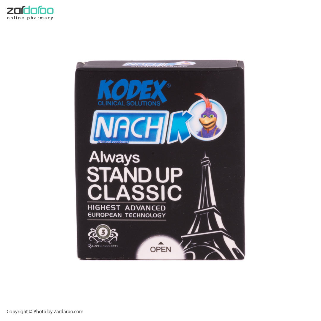 کاندوم کدکس ناچ 3 تایی مدل Stand Up Classic