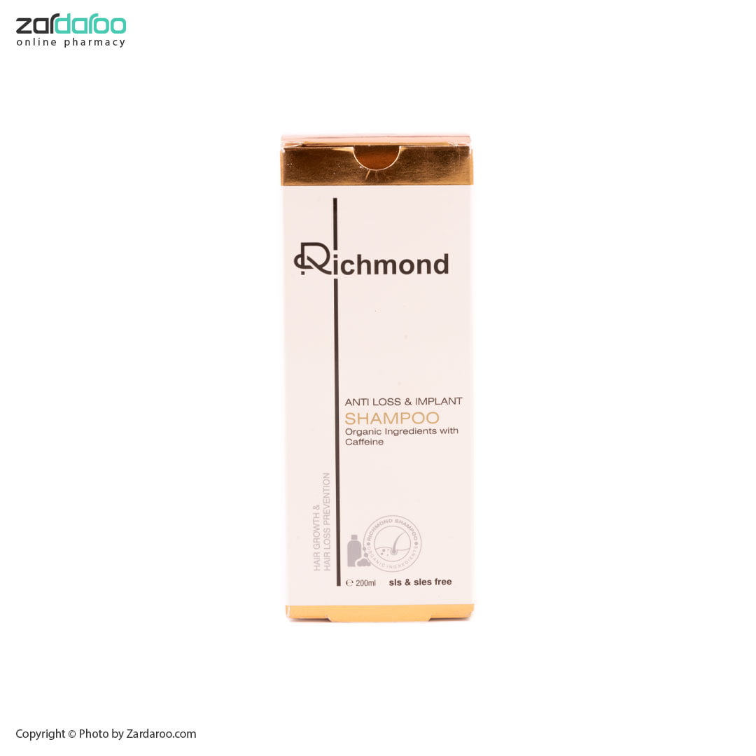 ریچموند شامپو تقویت کننده ضد ریزش و ایمپلنت انواع مو ریچموند Richmond