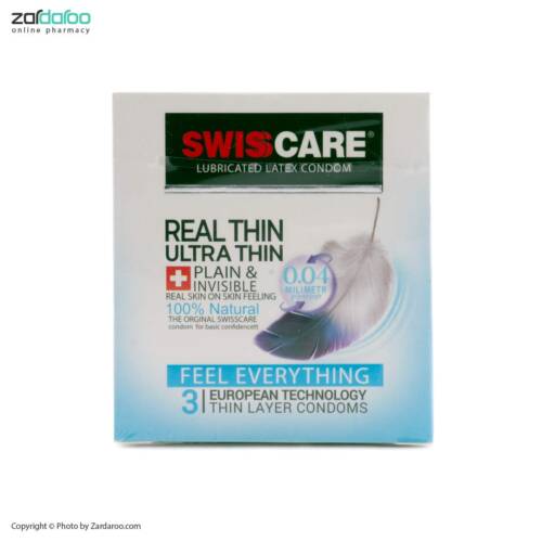 swim کاندوم بسیار نازک 3 عددی مدل Real Thin Ultra Thin سوئیس کر