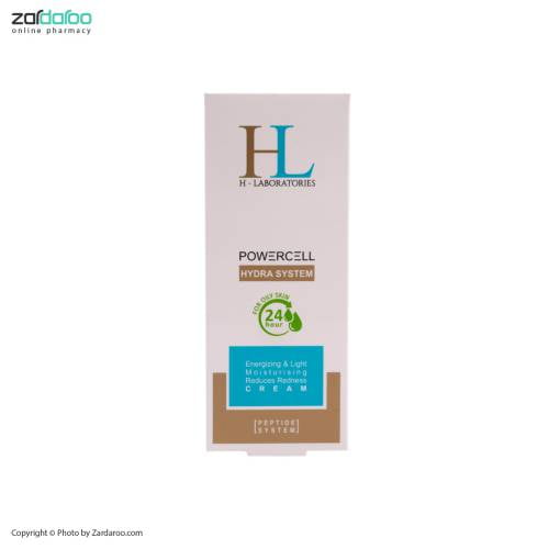 HL hydrar system1 کرم ضد آفتاب رنگی مناسب پوست چرب و مختلط SPF 50 ژیناژن Ginagen