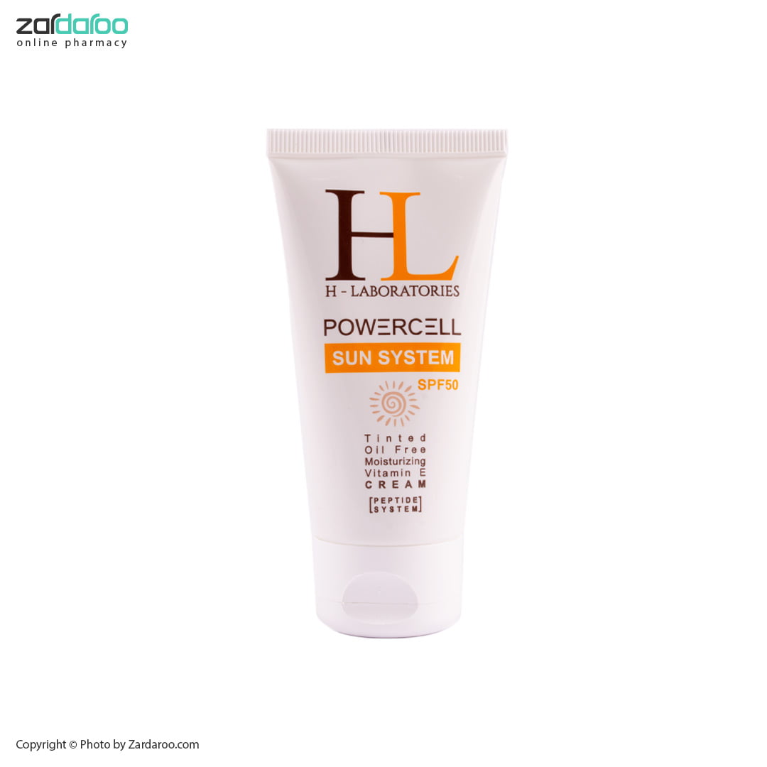 کرم ضد آفتاب SPF50 رنگی فاقد چربی انواع پوست پاورسل اچ ال 5 کرم ضد آفتاب SPF50 رنگی فاقد چربی انواع پوست پاورسل اچ ال - تصویر 2
