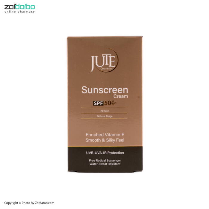 کرم ضد آفتاب SPF50 انواع پوست بژ طبیعی ژوت 5 کرم ضد آفتاب SPF50 انواع پوست بژ طبیعی ژوت