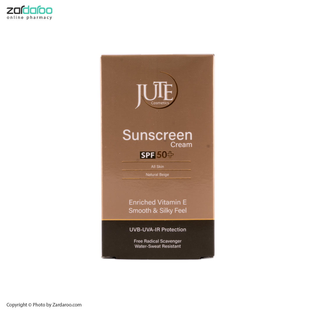 کرم ضد آفتاب +SPF50 انواع پوست بژ طبیعی ژوت انواع بژ طبیعی ژوت کرم ضد آفتاب SPF50 انواع پوست بژ طبیعی ژوت