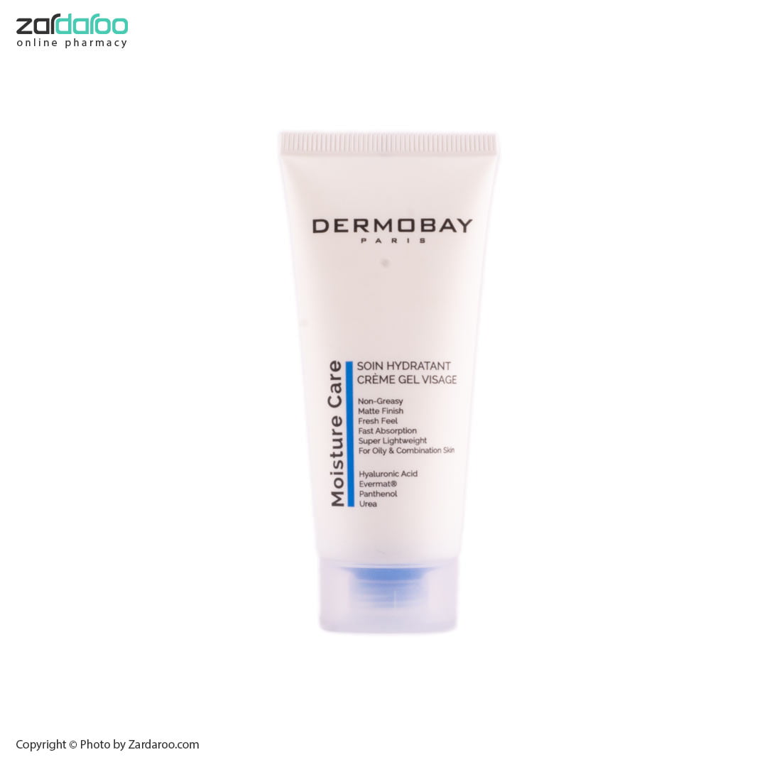 کرم ژل مرطوب کننده مناسب پوست چرب و مختلط درموبای Dermobay 5 کرم ژل مرطوب کننده مناسب پوست چرب و مختلط درموبای Dermobay - Image 2