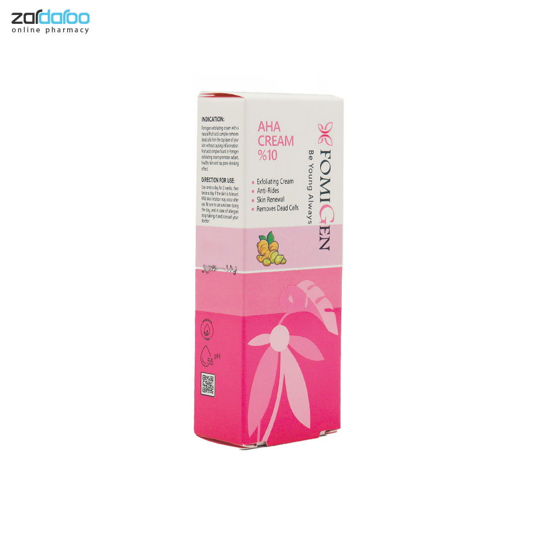 کرم لایه بردار 10% AHAفومیژن Fomigen 4 فومیژن