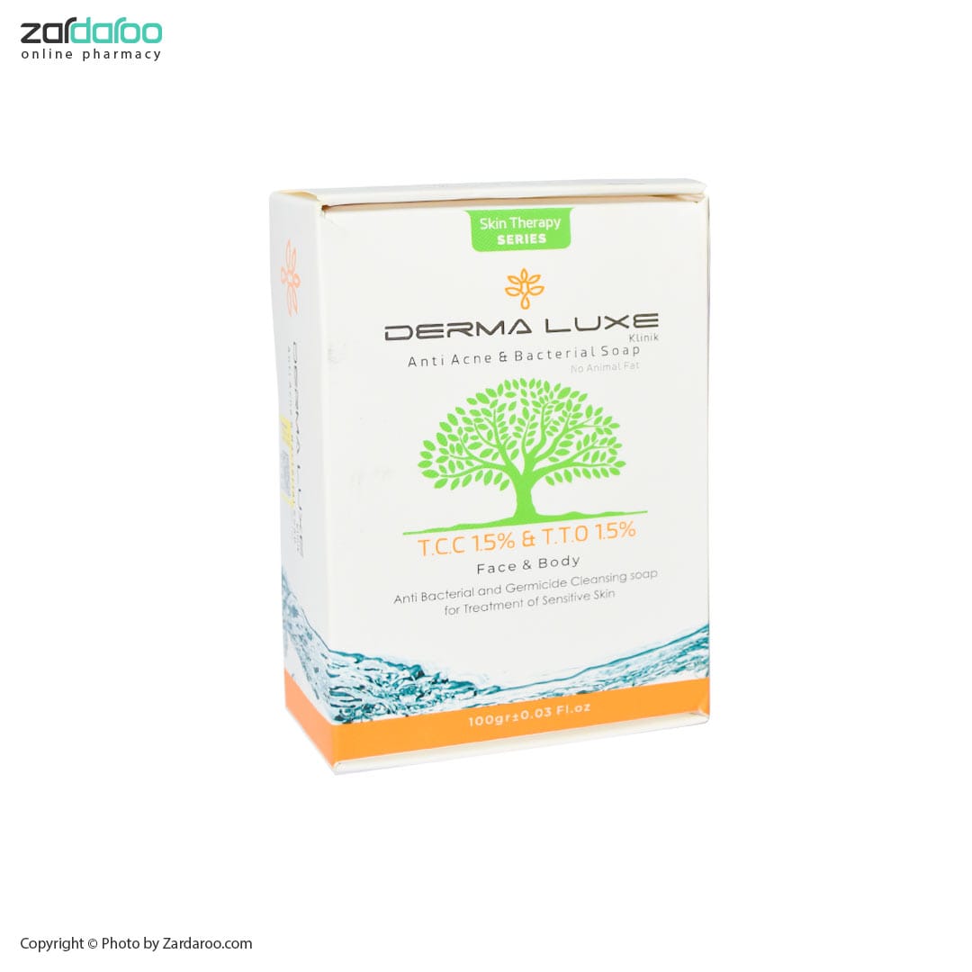 صابون ضد جوش تری کلوکربان درمالوکس Derma Luxe 4 صابون ضد جوش تری کلوکربان درمالوکس Derma Luxe