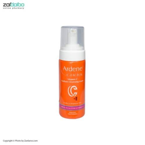 1011 فوم شوینده و شفاف کننده صورت ویتامین C آردن سی فکتور Arden C Factor