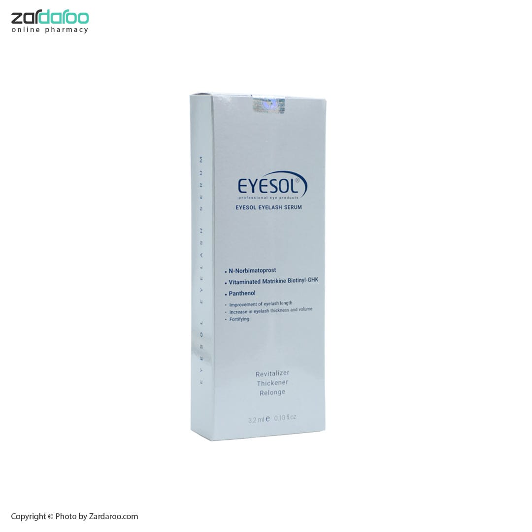 سرم تقویت کننده مژه آیسول Eyesol 4 تقویت مژه