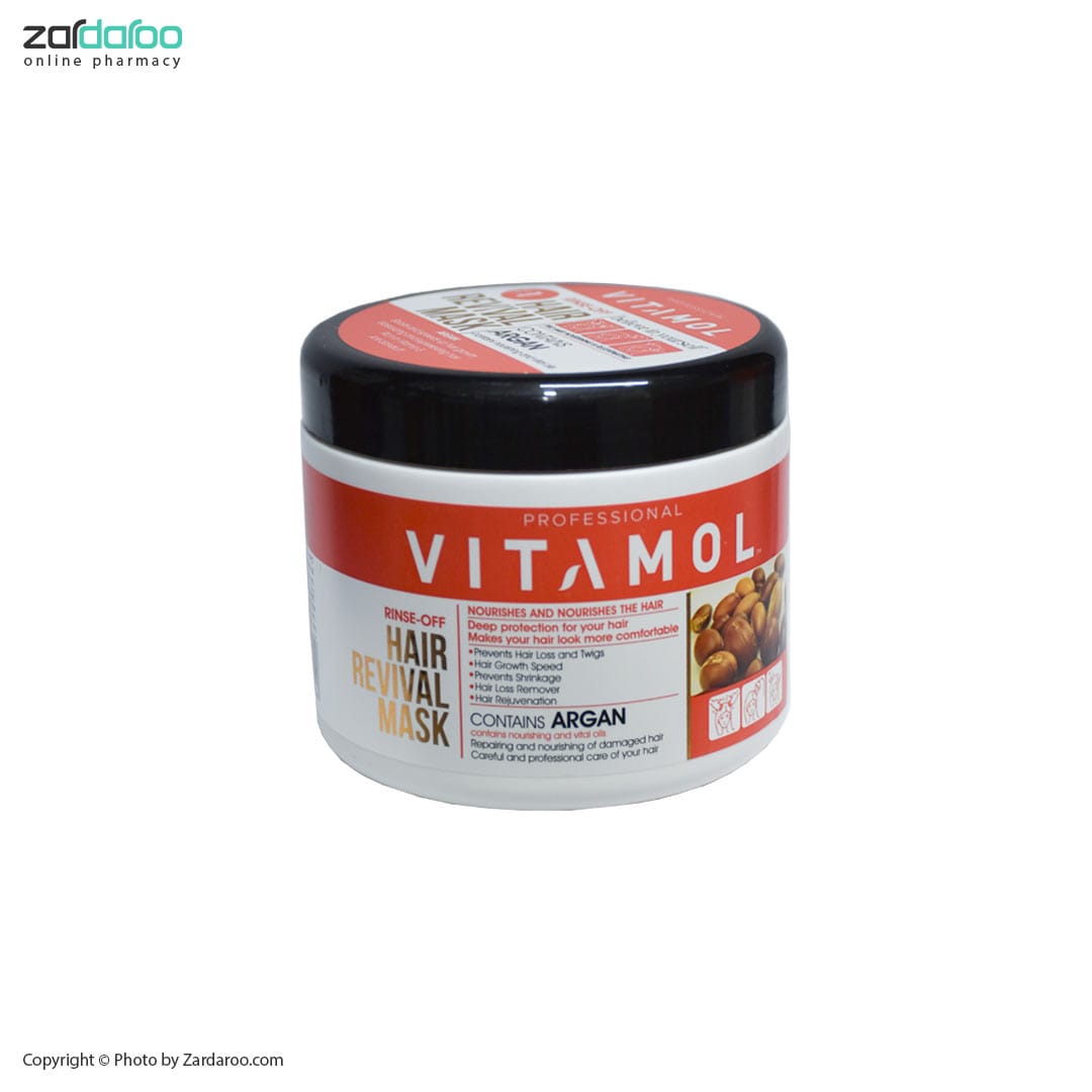 ماسک مو با آبکشی مدل آرگان ویتامول Vitamol 5 ماسک مو