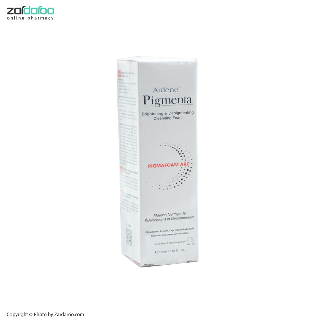 فوم شوینده و روشن کننده و ضد لک پوست صورت آردن پیگمنتا Ardene Pigmenta 4 فوم شوینده و روشن کننده و ضد لک پوست صورت آردن پیگمنتا Ardene Pigmenta