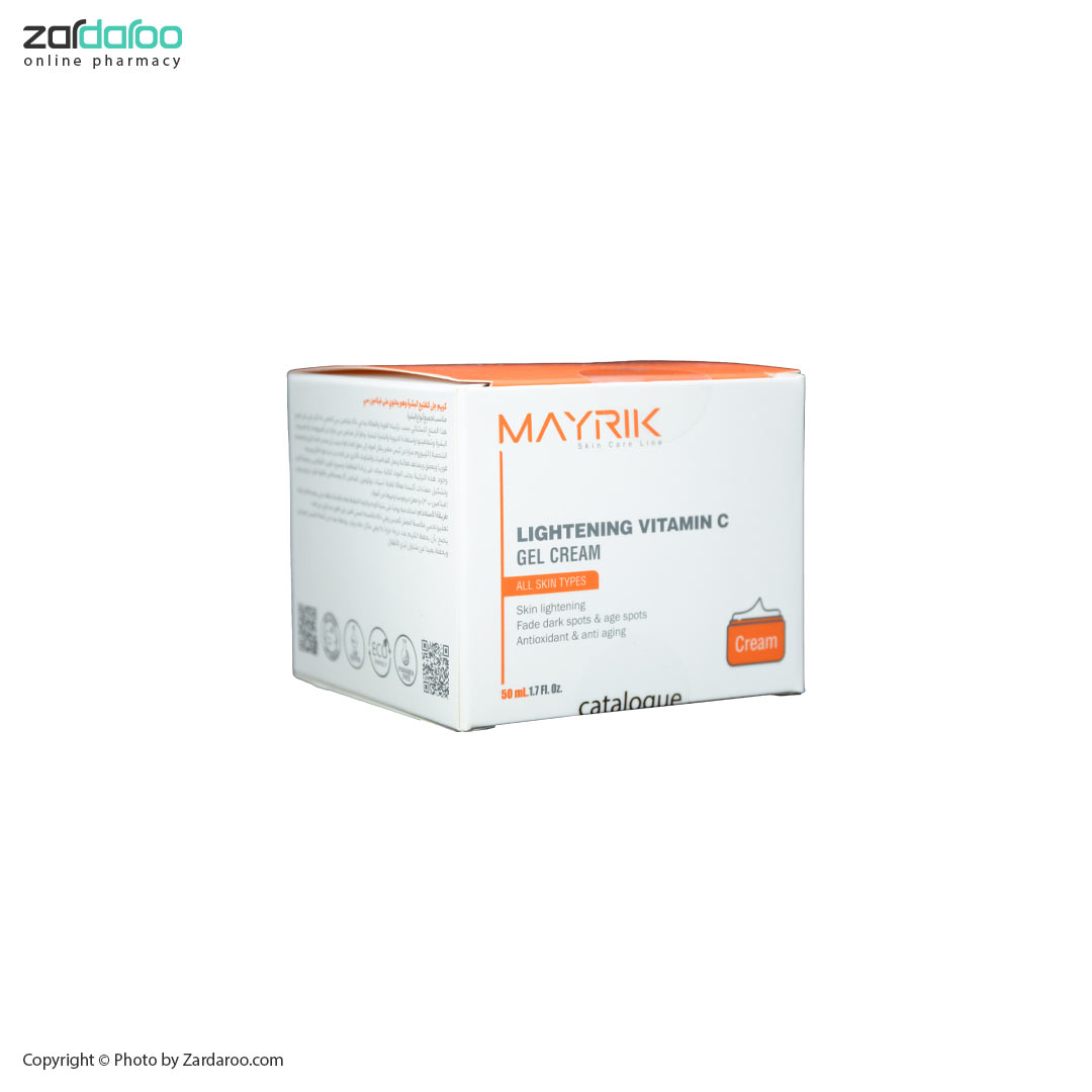 ژل کرم روشن کننده ویتامین C میریک Mayrik 4 میریک