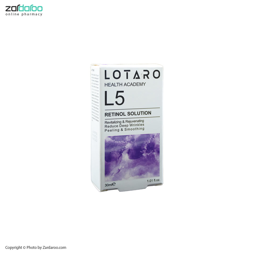 محلول ضد چروک حاوی رتینول ال 5 لوتارو Lotaro 4 لوتارو