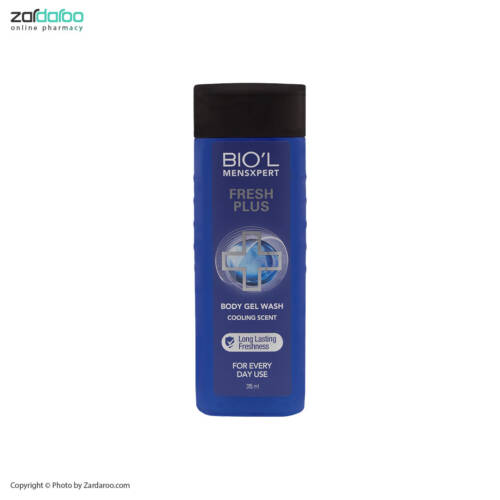 فرش پلاس شامپو بدن مردانه FRESH PLUS مناسب انواع پوست بیول Bio’l